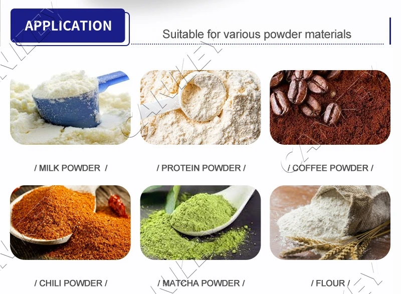 Automatic Vertical Weighing And Packing Spices Flour Chili Powder Packaging Filling Machine For 100g Powder