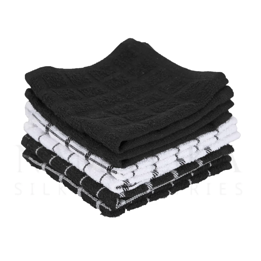 Buy Streak-Free Lightweight Custom Logo Design Cotton Premium Quality Cleaning Kitchen Towels
