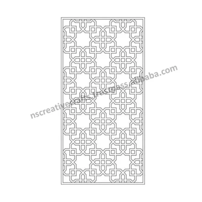 Modern Decoration with Laser Cutting Design Contemporary Black Finishing Custom Frame Size Sophisticated metal drawing Pattern