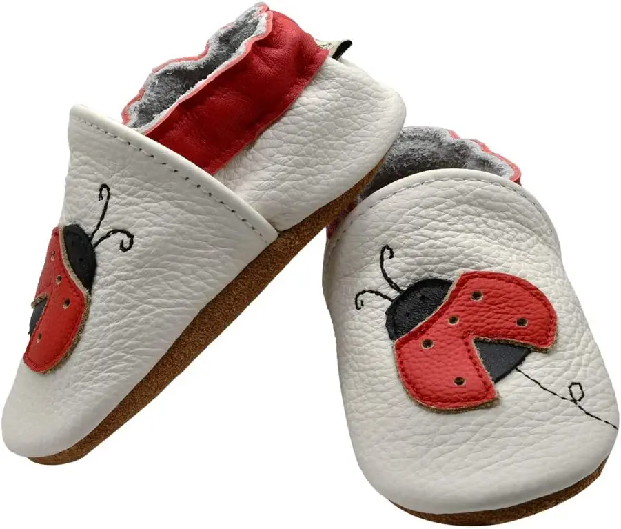 New Winter Season Genuine Leather Soft Sole Baby Shoes Leather Moccasins Boys & Girls for 0 to 2 Years Kids Sizes US EU AUS