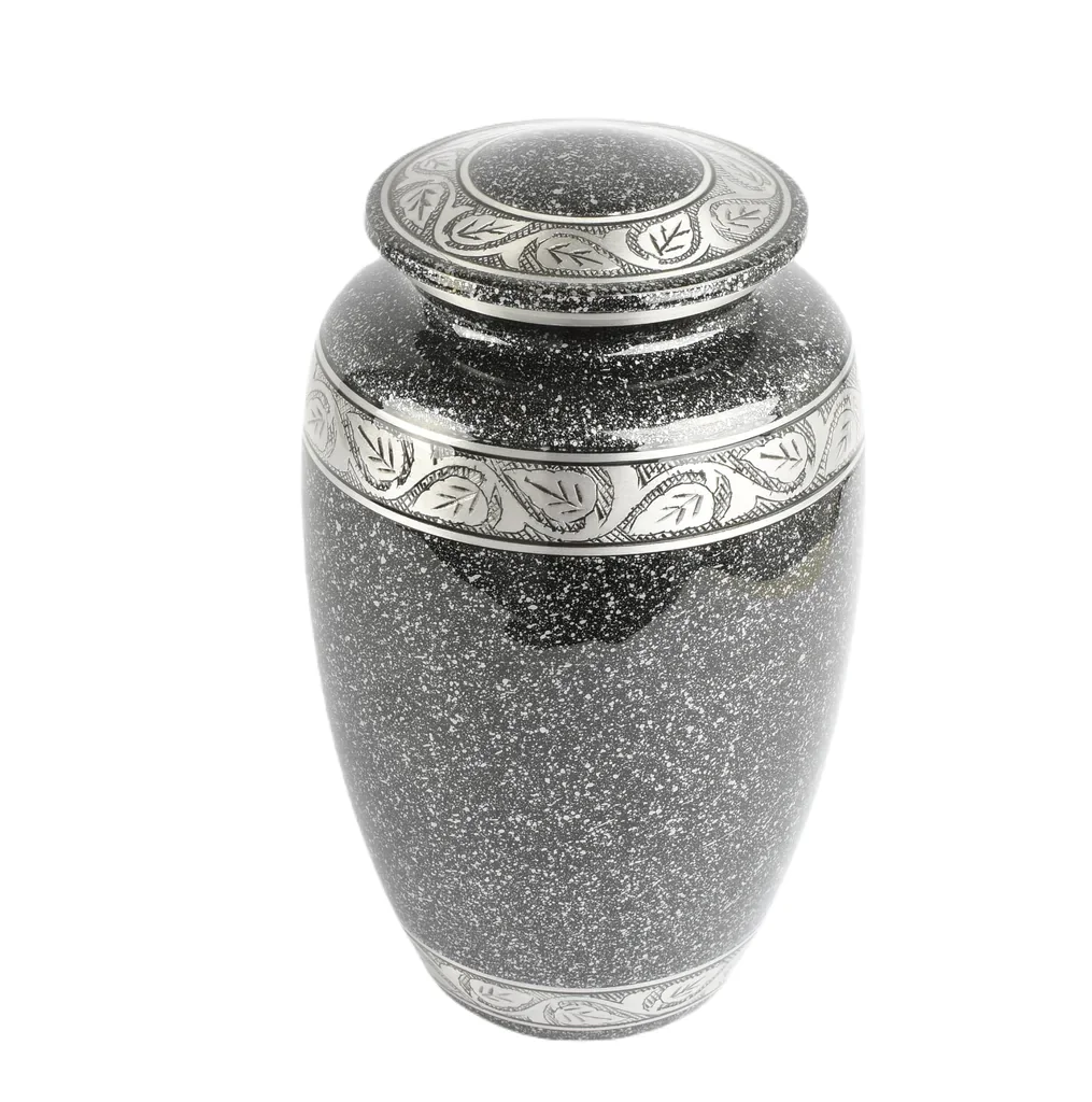Beautiful Marble Finish Aluminium Urn Great Quality Handicraft at Best Wholesale Price for Funeral Cremation Ashes