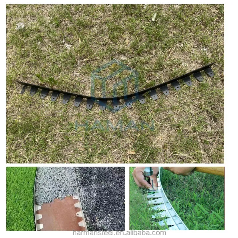 Good Quality  In Stock L shape lawn edging  garden edging with bricks mysticalls by mayer chess garden dragon edge