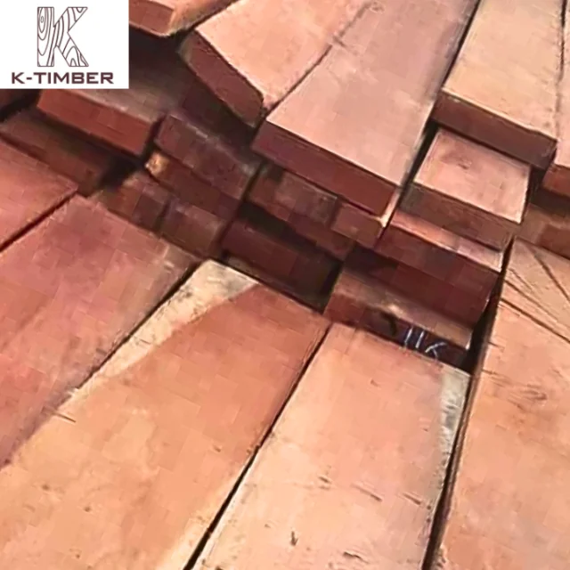 Mussivi Kiaat Dimensional Lumber Africa Wood Hardwood Flooring Block Board Wooden Solid Hardwood Lumber Wood For Construction