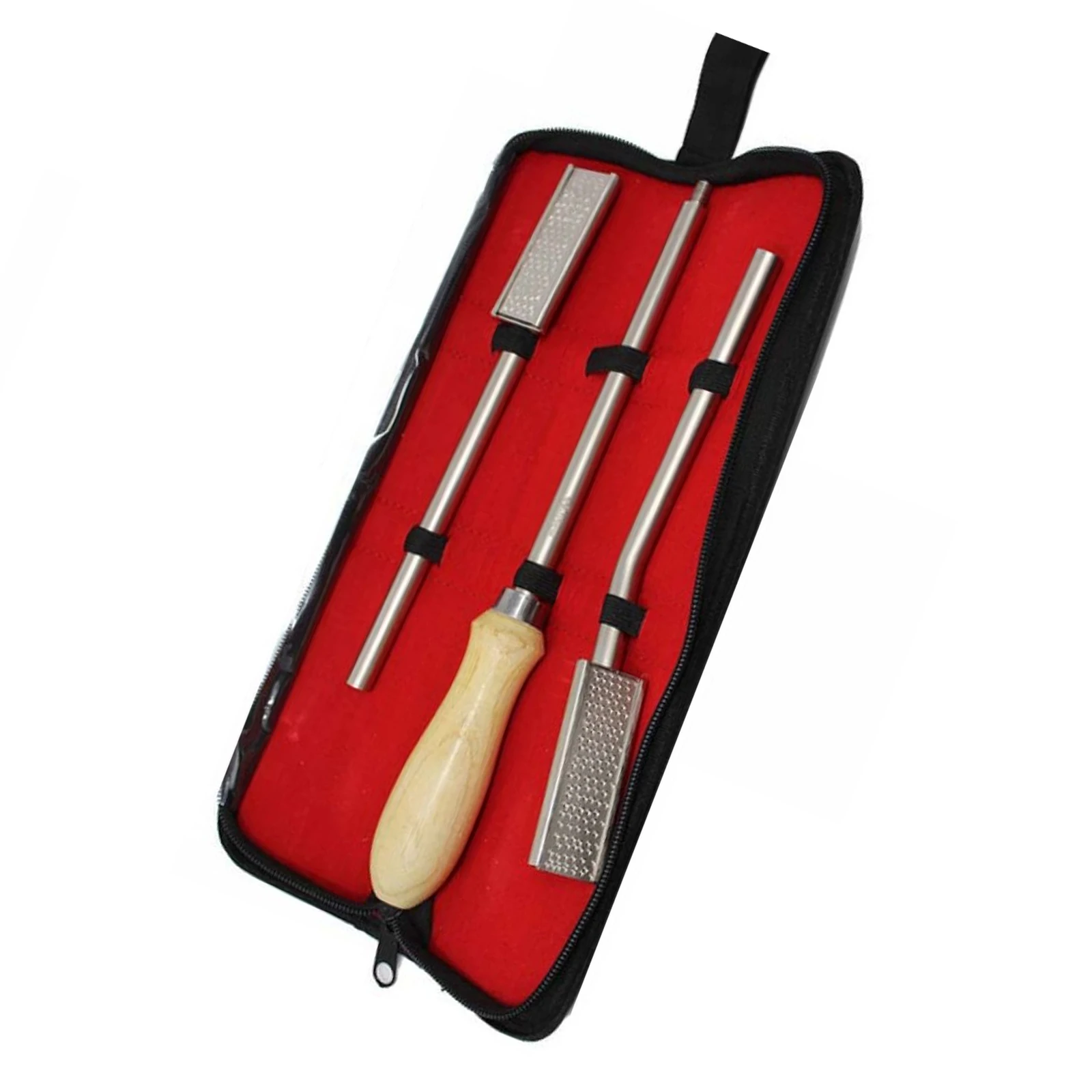 Набор зубных рашпилек премиум-класса: набор деревянных ручек из 3 предметов ветеринарные инструменты