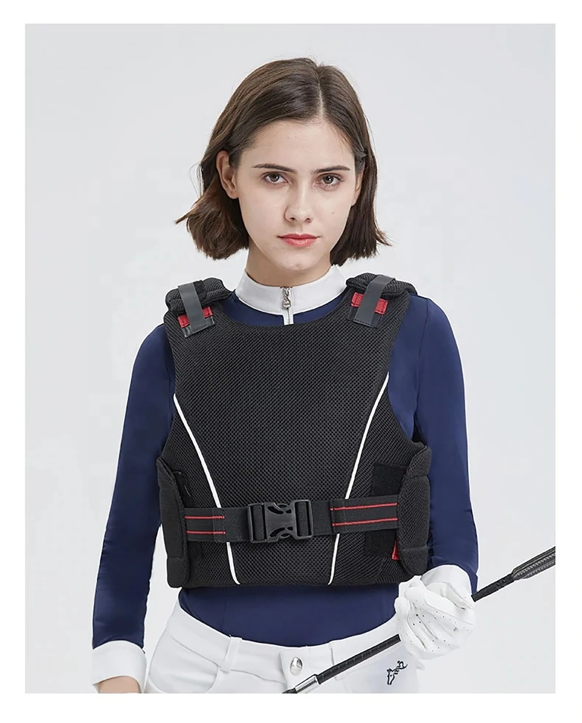 Latest Design Customized Logo Printing OEM ODM 2022 Professional Horse Riding Women Safety Vest