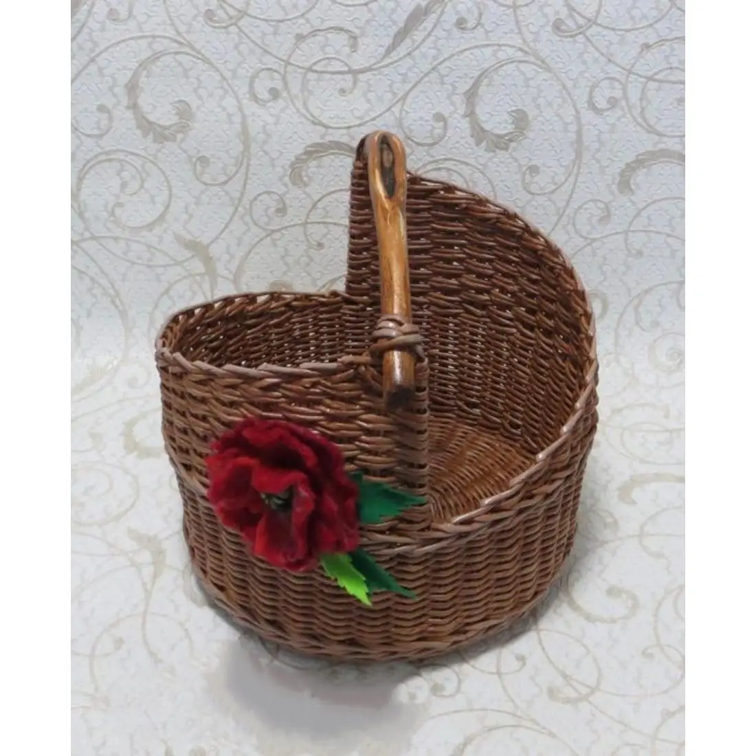 Fruits Vegetable Storage Rattan Basket With Handle Made In India Unique Selling Plastic Multifunctional Kitchenware Basket