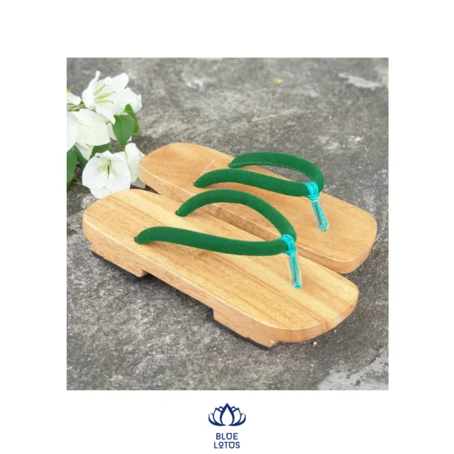 Sole sisters (Guoc Moc) Sandal  Traditional Vietnamese Wooden Clogs From Blue Lotus Farm Viet Nam