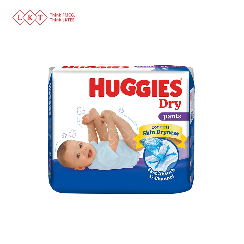 Huggies Baby Diapers Dry Pants Diaper SJP L 50S Pampers Diapers for Babies Malaysia Direct Factory Wholesale Export
