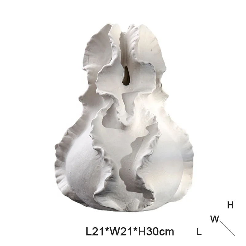 Handmade Elegant Fold Ceramic Artistic Ornament pieces Irregular Inteior Other Decorative Home Accessories