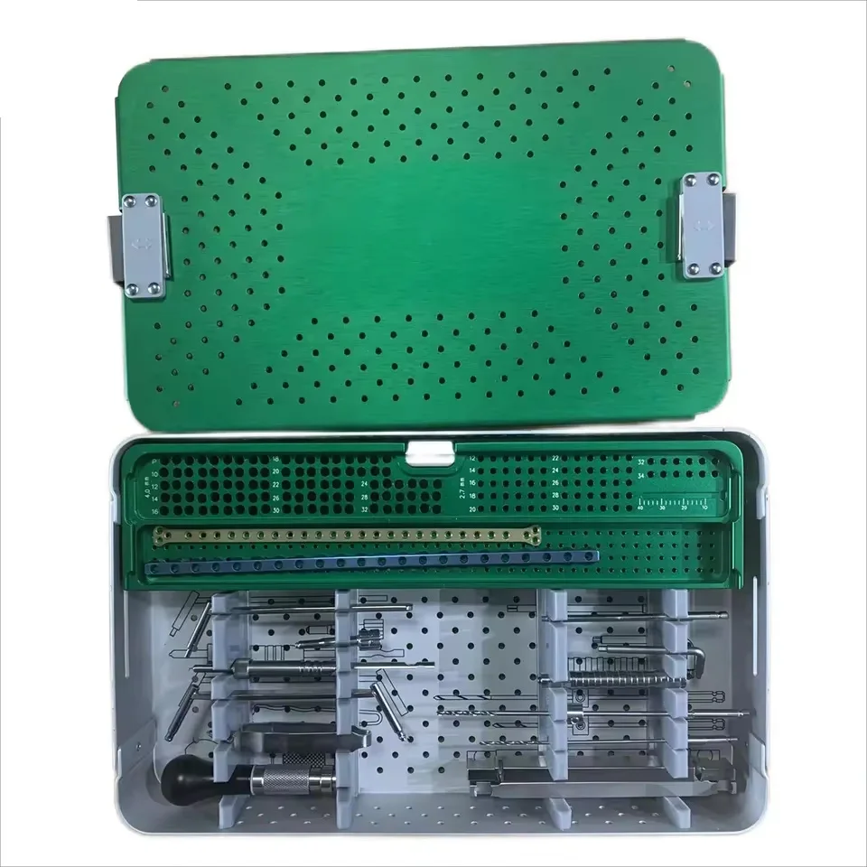 Высококачественные ветеринарные хирургические инструменты для маленьких животных собак кошек титановые 4 0 ММ набор инструментов фиксации Альп