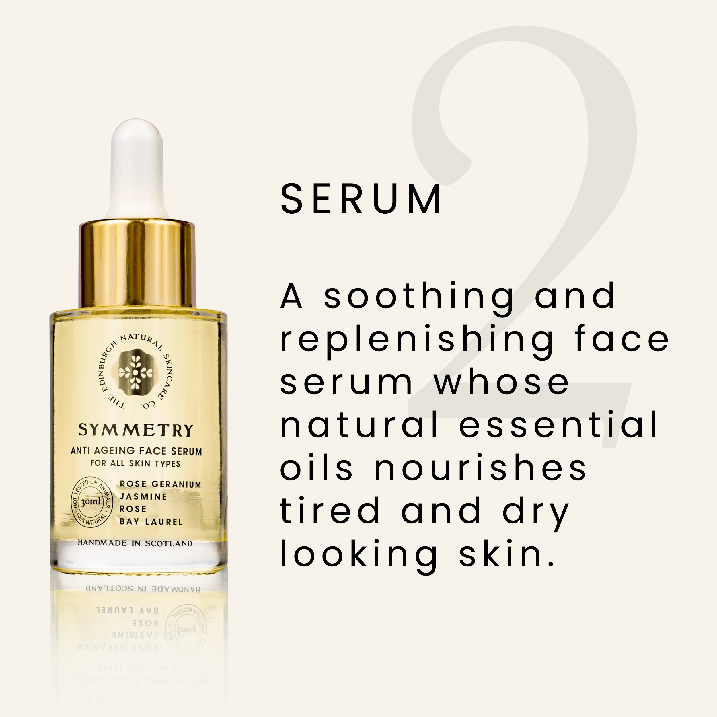 Anti-Ageing Face Serum Almond Oil 30ml - 100% Natural Handmade Anti Aging Skin Care Serum Face Care OBM/OEM