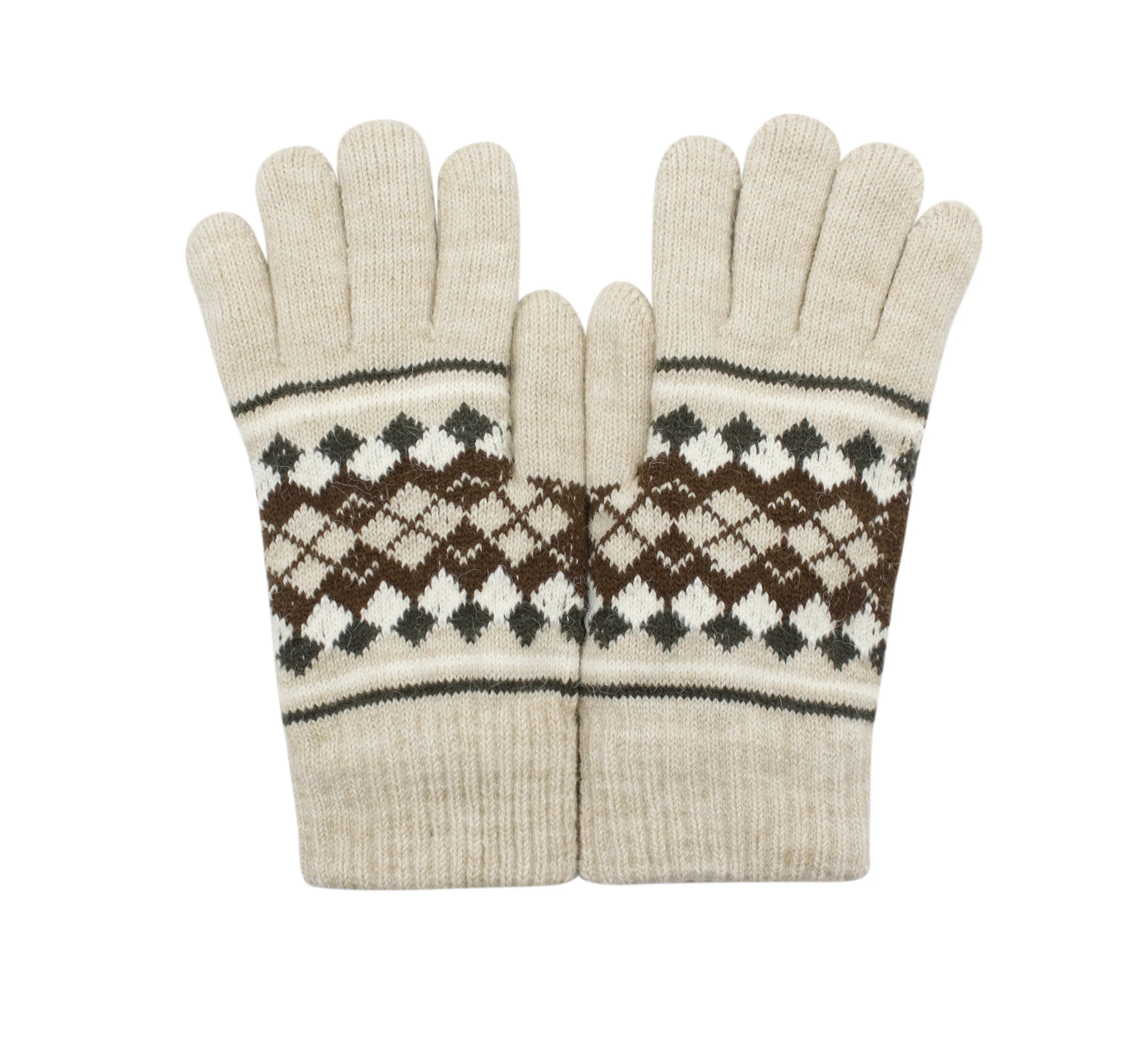 Double Layer Winter Gloves For Women