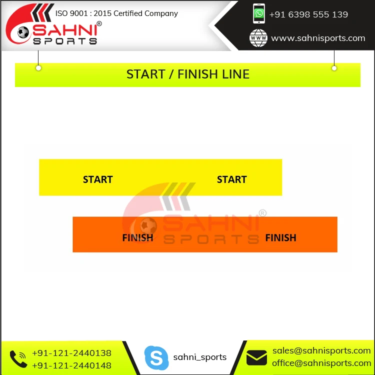 High Quality Kids Play Education and Learning Toys Flexible Poly Strips Start/ Finish Line for Class & Group Activities