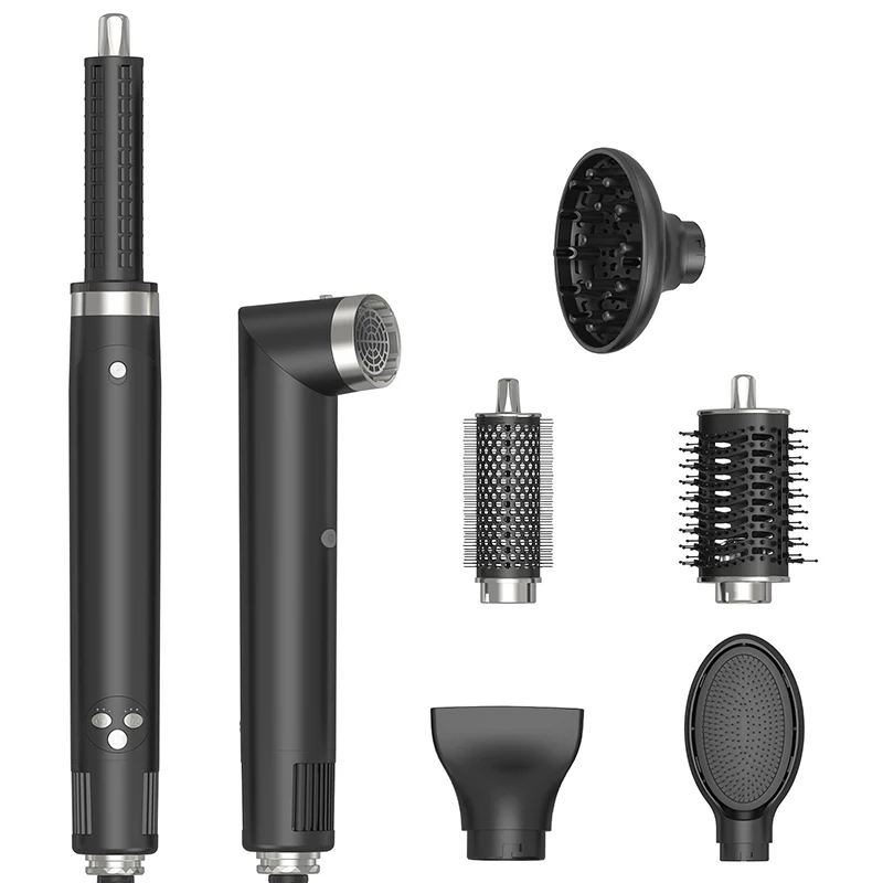 Newest Design With High Click Hair Brush Wet And Dry Ptc Panel Five Speed Titaniums Hair Comb Hair Brush Manufacturer