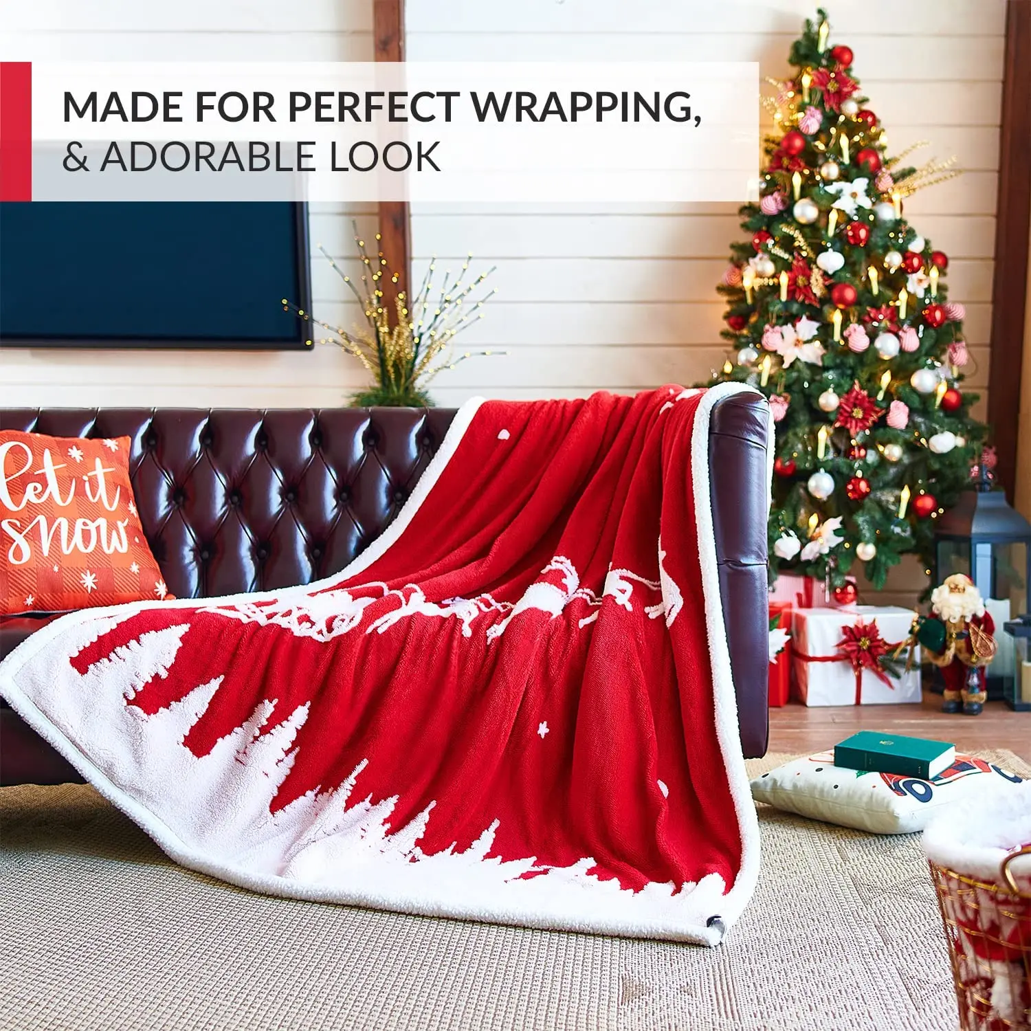 Widely Used Soft Dual Sided nordic minimalist double cute animal pattern knitted jacquard sherpa baby blanket