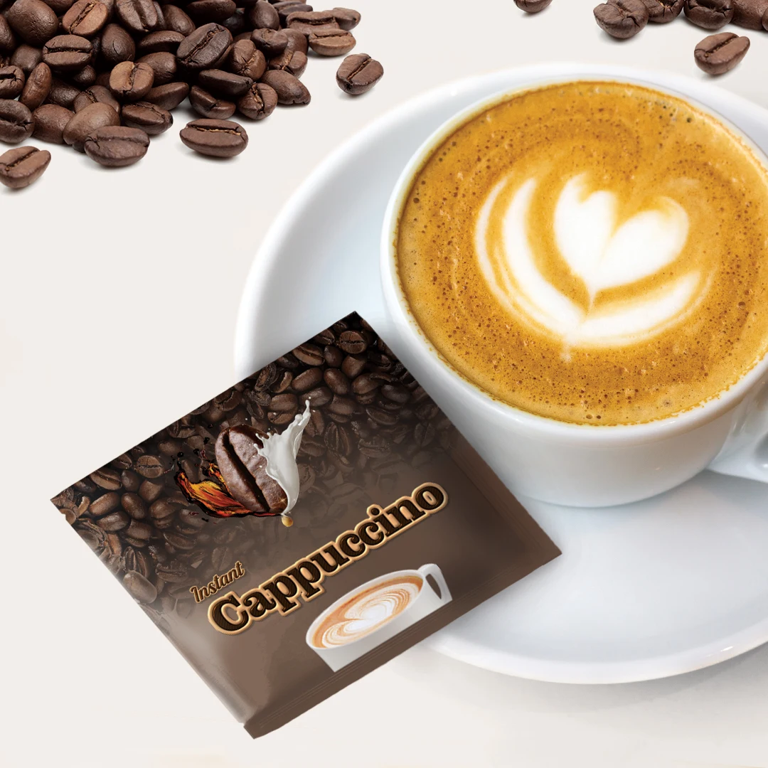 OEM ODM 100% Guarantee Premium Instant Cappuccino Powder Coffeehouse Quality Cappuccino Coffee