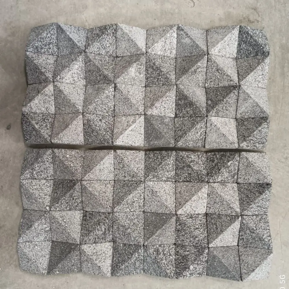 Bali Natural Stone Wall Cladding Black Lavastone White Limestone Zeolite Wall Cladding Wall Art Decoration