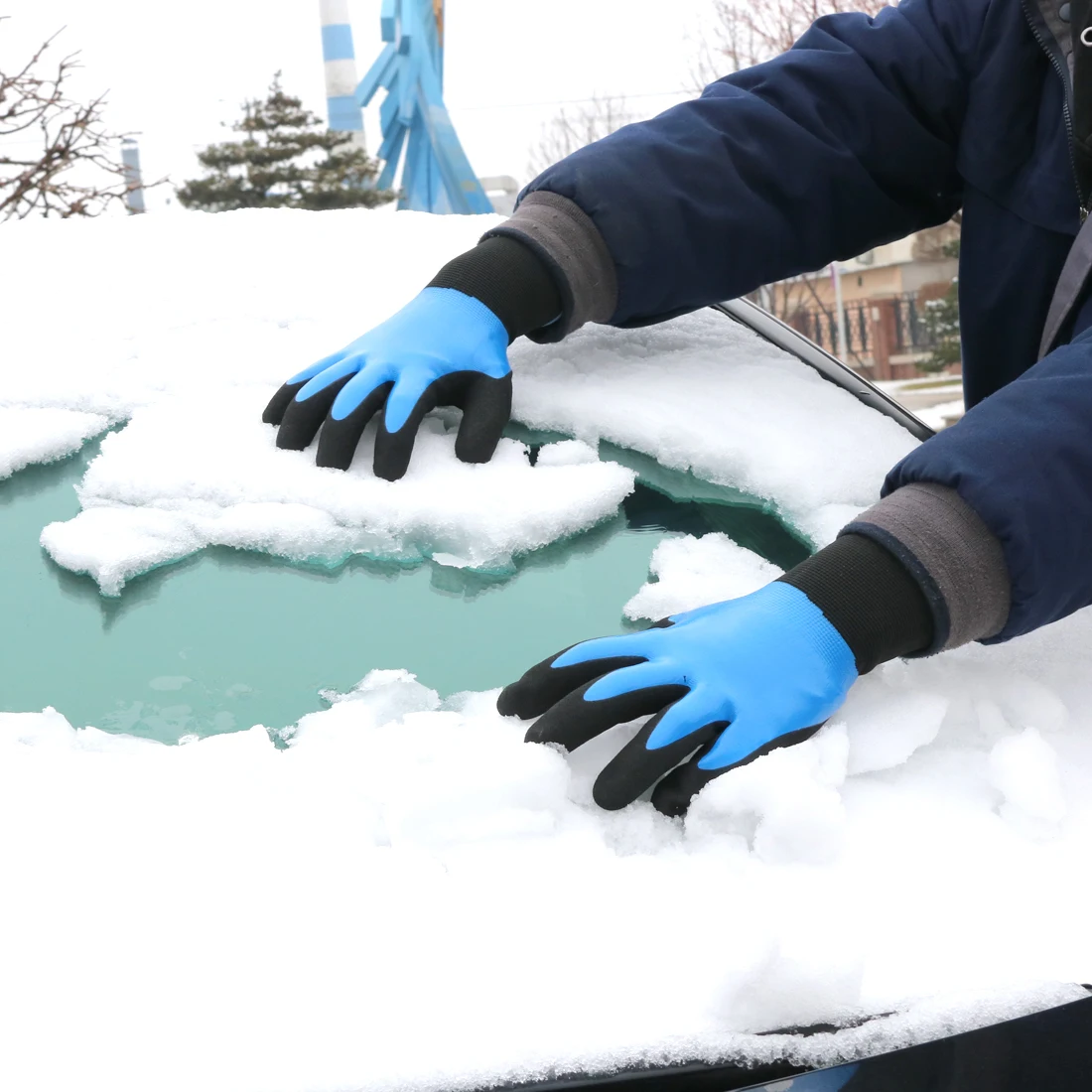 Custom Logo Construction Synthetic Leather Palm Tactical Working Assembly Hand Protection Tool Safety Mechanic Gloves For Work