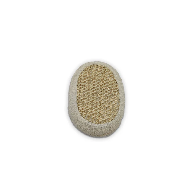 Sisal Oval Chubby Loofah 100% Sisal&Cotton Handmade Made In Turkey Fast Delivery
