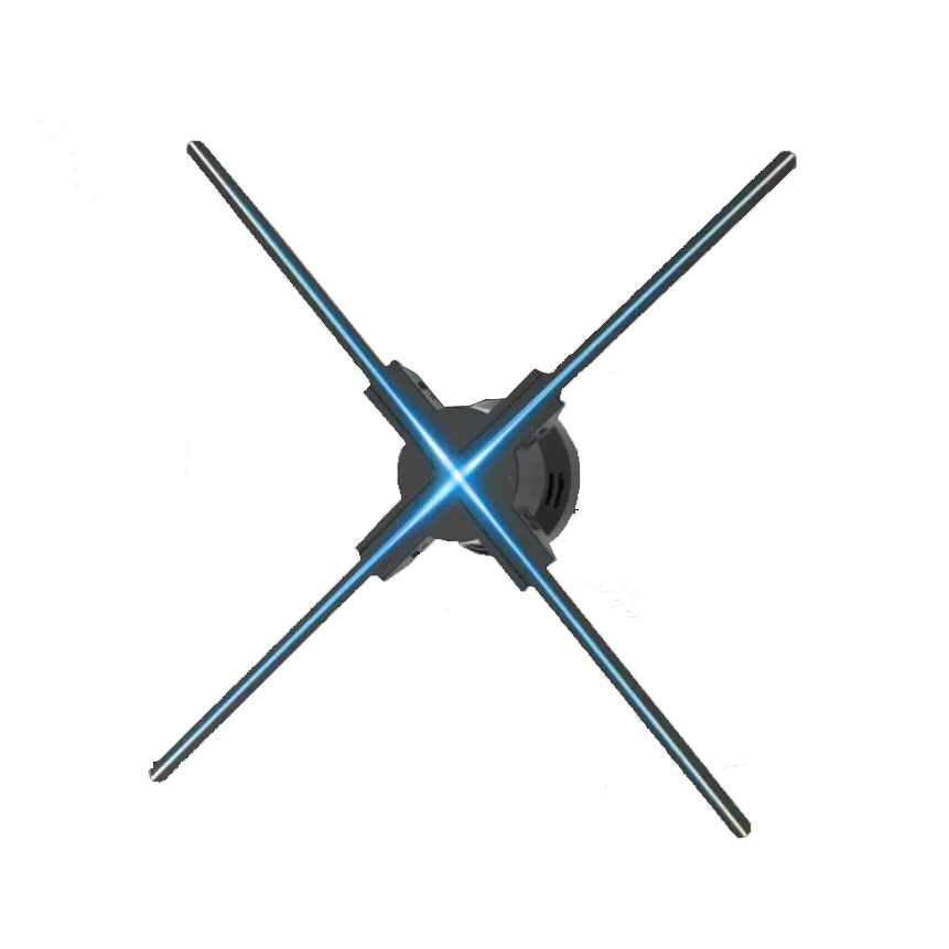 Fast Delivery 42cm Dual Blade 3D Holographic Fan Display for Naked Eye Viewing