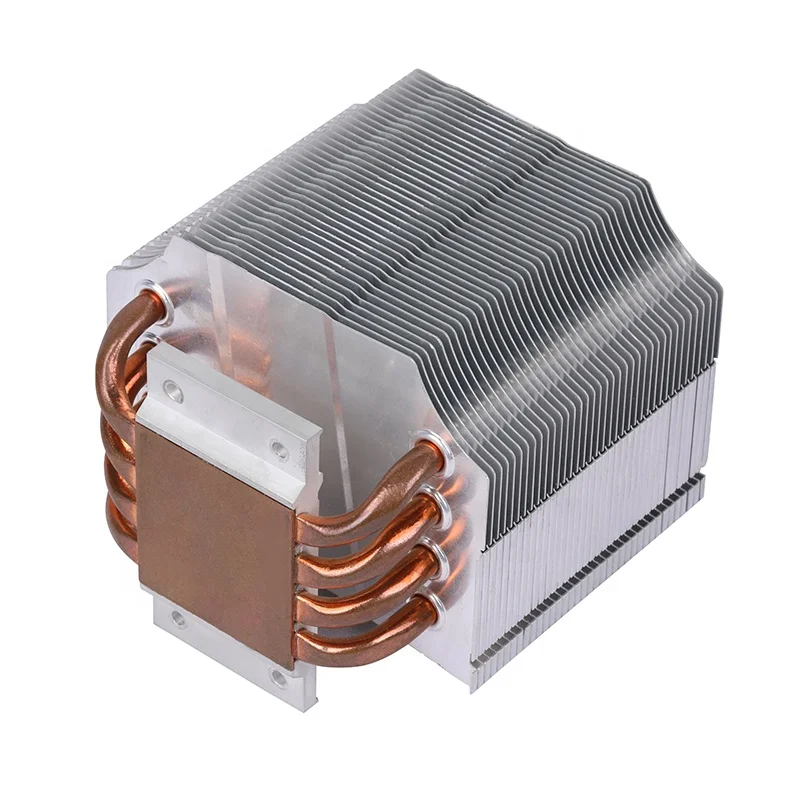Custom Aluminum Cooling Heat Sink, Heat Pipe Heat Sink