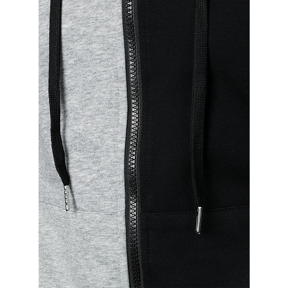 New Latest Custom Men Solid Sweatshirt Men Patchwork Fleece Hoodie Hip Hop Hoodies Plain Heavyweight Men Hoodie