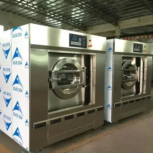 Commercial Industrial High Spin Washer Extractor Stainless Steel Front Loading Laundry Press Machine for Hotels
