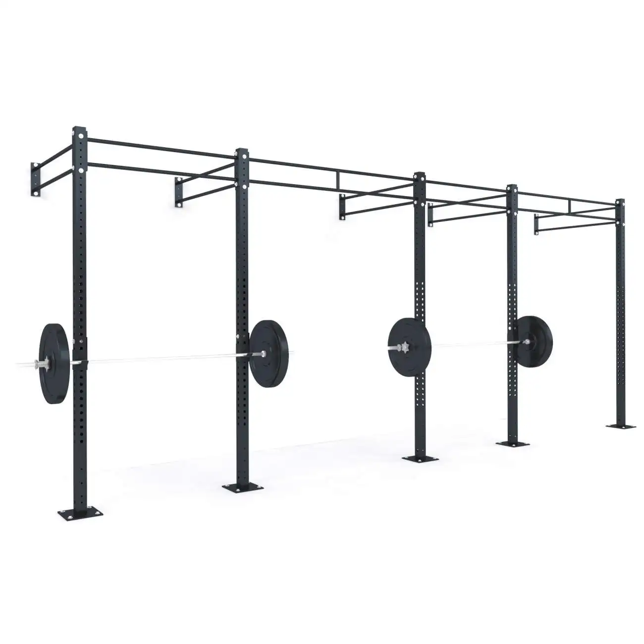 4 5 6 Station Wall Mounted Multi functional Gym Cage Cross Training Squat Rack Fitness Power Rack