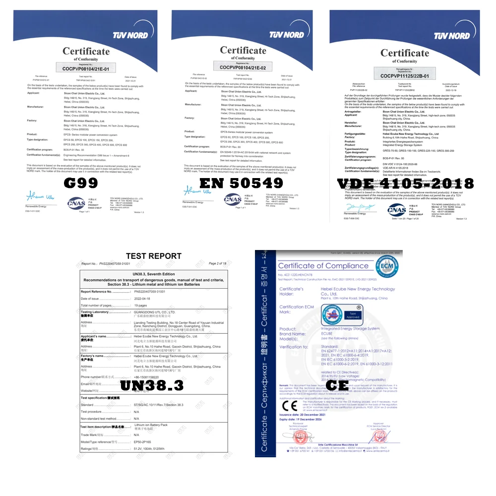 SCU 200kw power conversion system PCS and 300kwh lithium battery integrated Battery Energy Storage System BESS