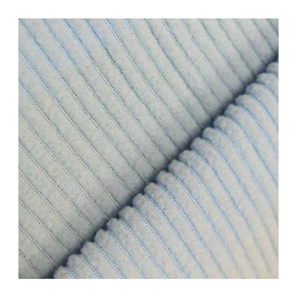 High Quality D-N Fleece Rib Fabric 100%polyester Solid Luxury For Winter For Bedding, Camping, Sofa, Office Room