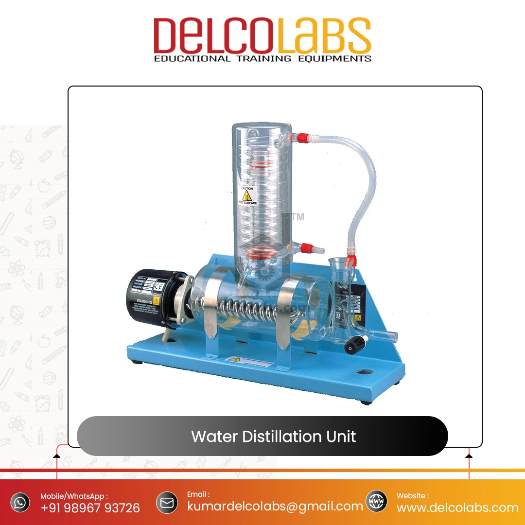 Chemistry Laboratory Supply Educational Equipment Laboratory Use Water Distillation Unit for School and Collage Laboratory Use
