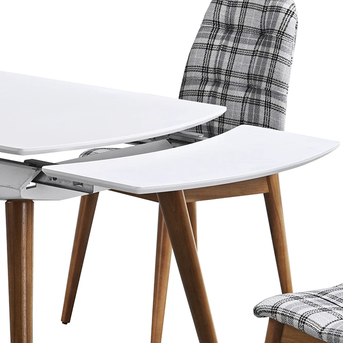 Siena White Table Chair Set FRL1032 - MD