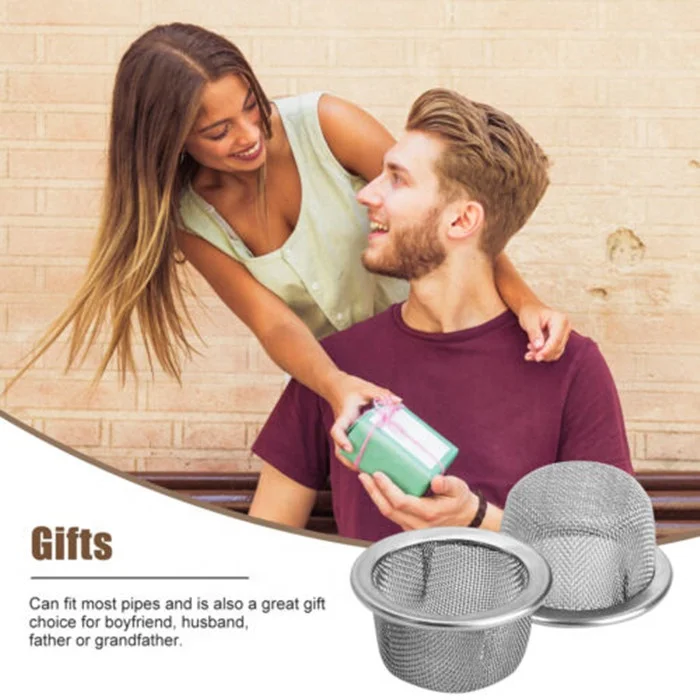 Premium Stainless Steel 1/2 Easy Fit Bowl Shape Pipe Screen Filters