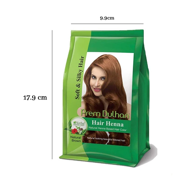 Prem Dulhan Hair Henna Natural Henna Based Hair Color (Natural Brown) - 125g