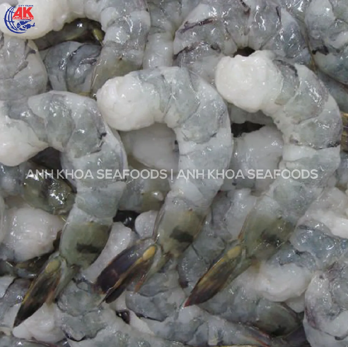 OEM Seafood Supply Peeled & Deveined Fresh Black Tiger Shrimp Tail On BT/PTO Custom Weight Request Origin From Vietnam