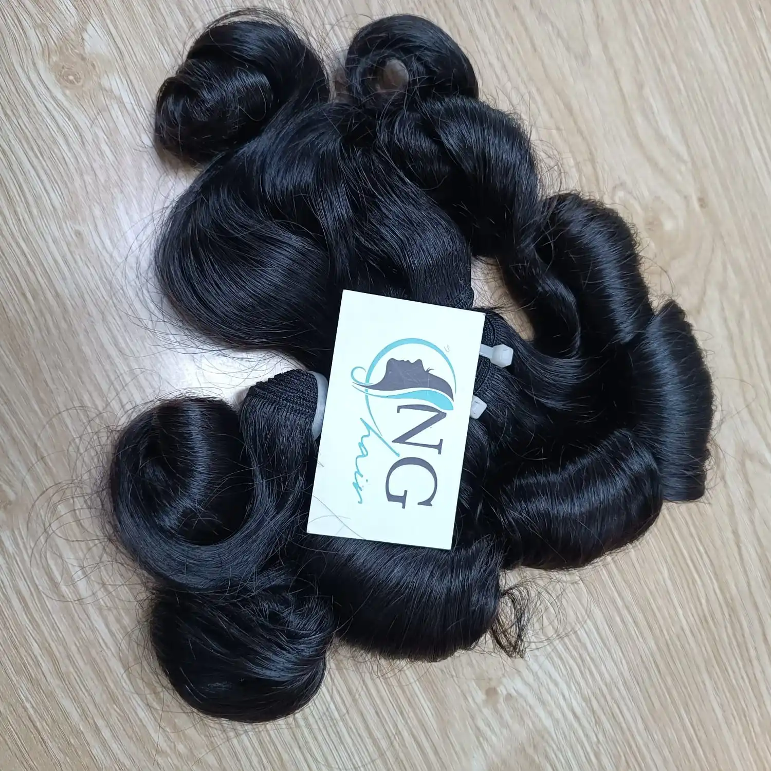 Bouncy Curly Weft Double Drawn 100% Vietnamese Human Hair No Shedding No Tangle No Chemicals Made In Vietnam