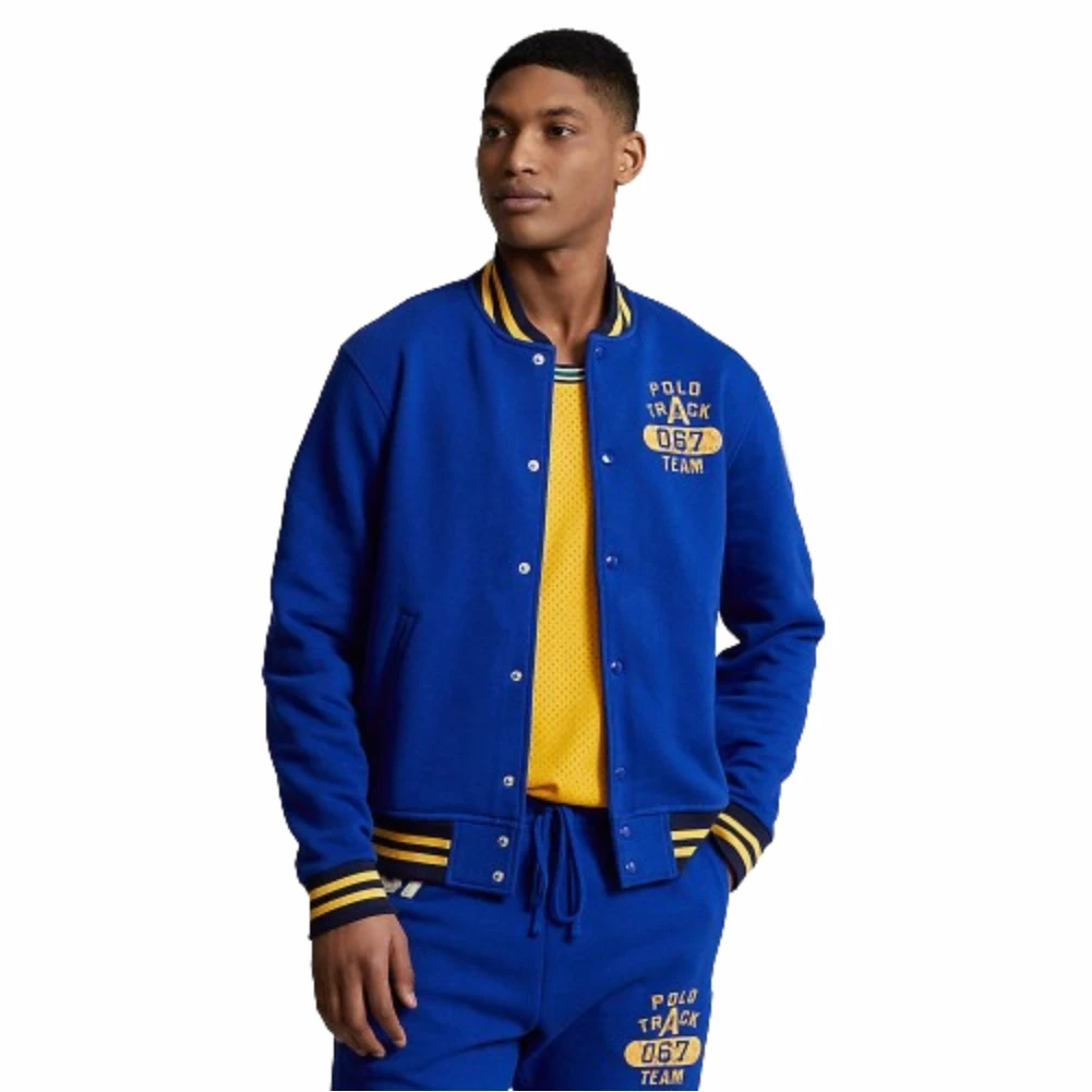 Unisex Tops Baseball jacket Navy blue & white Jacket Latest Style 2023 Custom Printing