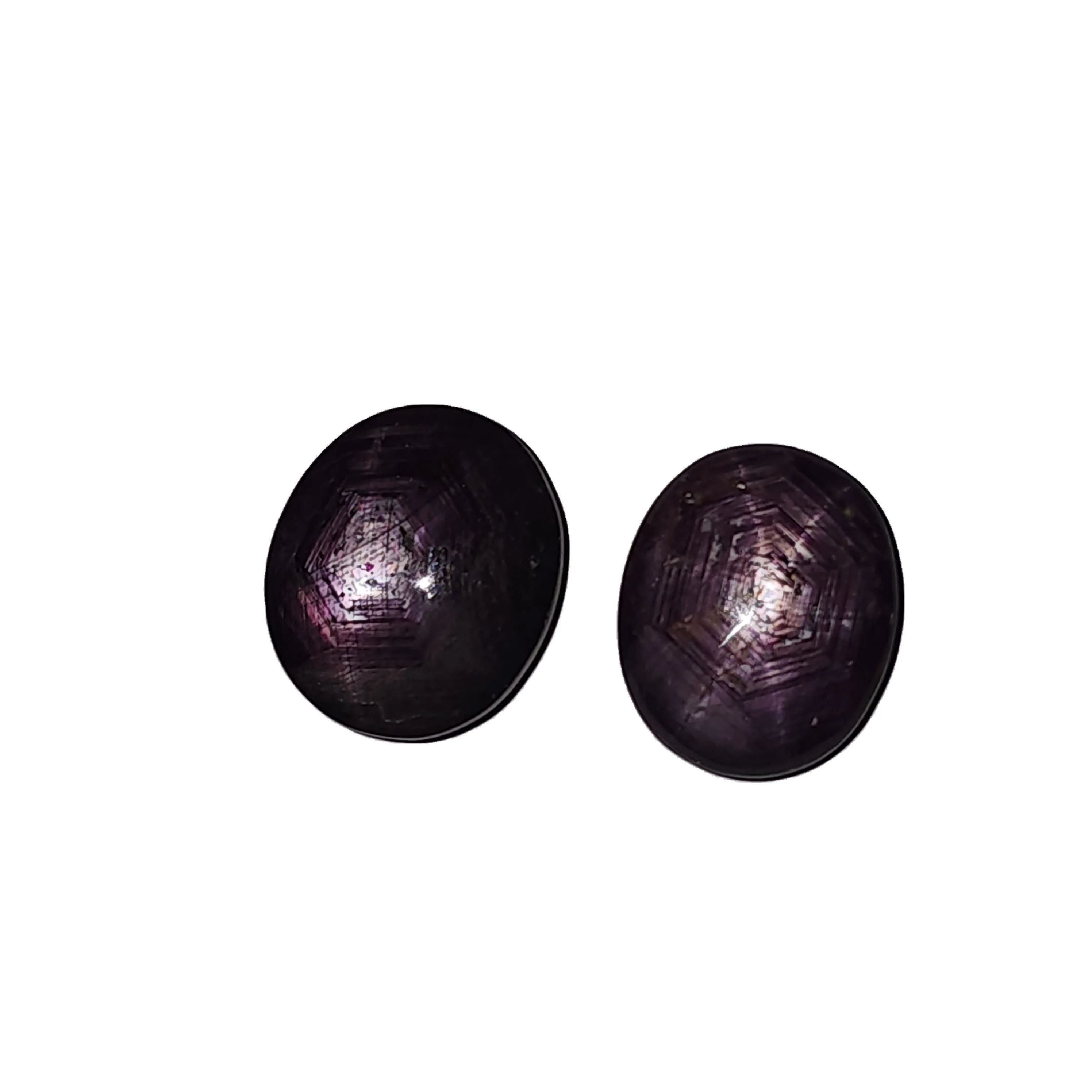 AA Quality Natural Oval Shape Nice Cut Blue Sapphire Star Loose Handmade Gemstone With 6 Rays For Jewelry With Customized Size