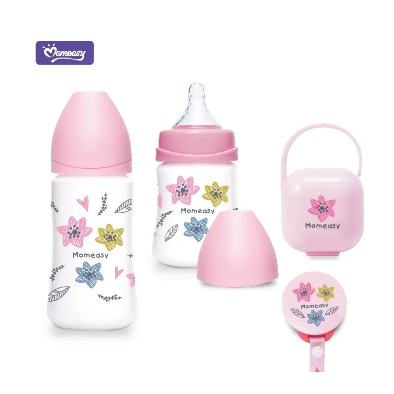 Factory supply classical combination infant baby feeding bottle gift set for newborn