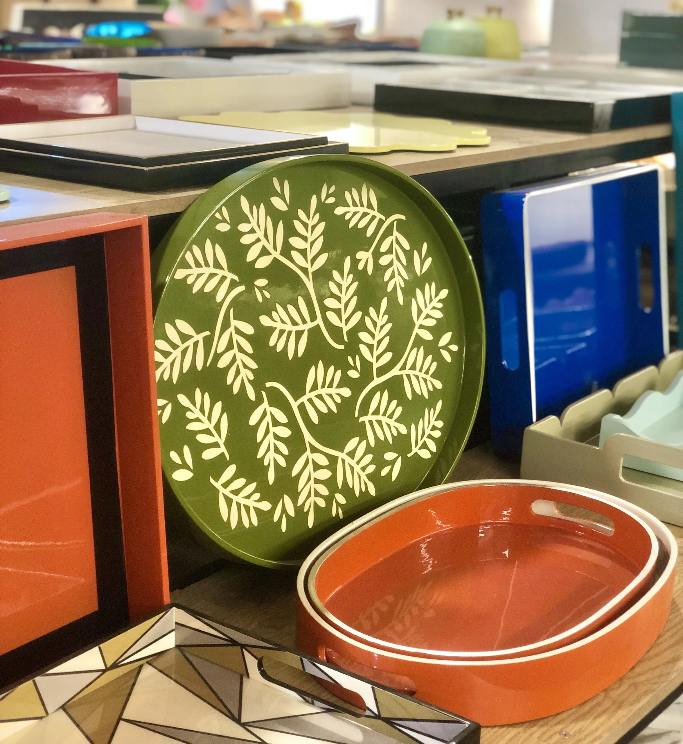 Lacquerware Items Trinket Tray Jewelry decorative trays Luxury customize Lacquer Vanity Tray Table Countertop handmade vietnam