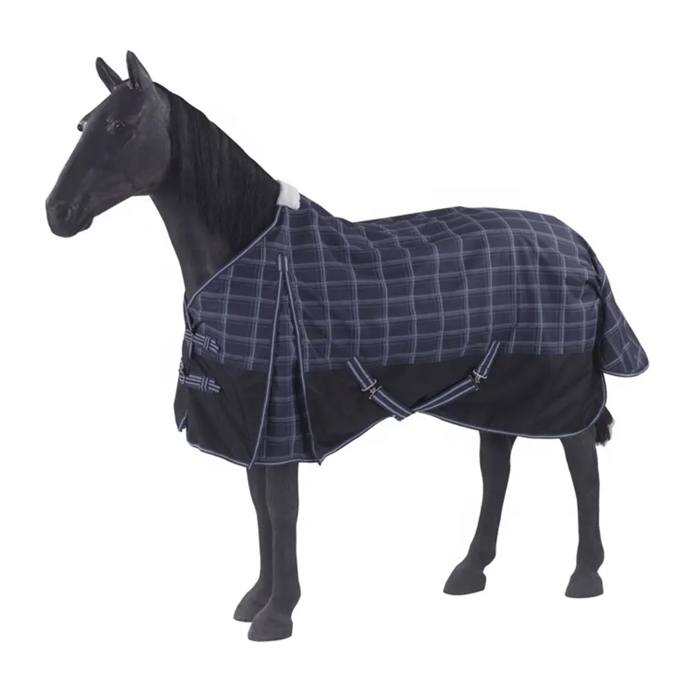 Breathable Stable Polyester Winter Horse Blanket Combo 600D Lightweight Wool Polyester Horse Rug