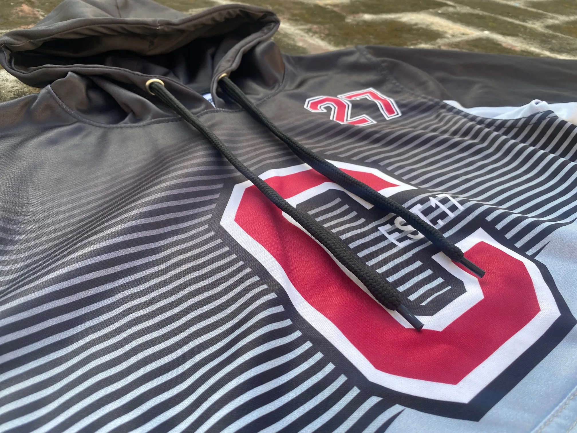 American Customize Team  Hoodie with own Design and Logos Front Kangaroo Pocket Lightweight merino wool adjustable Lined Hood