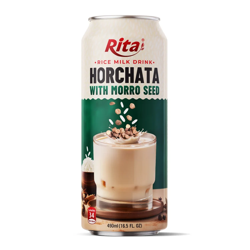 Best RITA Coconut Rice Milk Drink 16.5 fl oz Cans ISO HACCP Certified Beverage Manufacturer Vietnam Natural Soft Drink Use