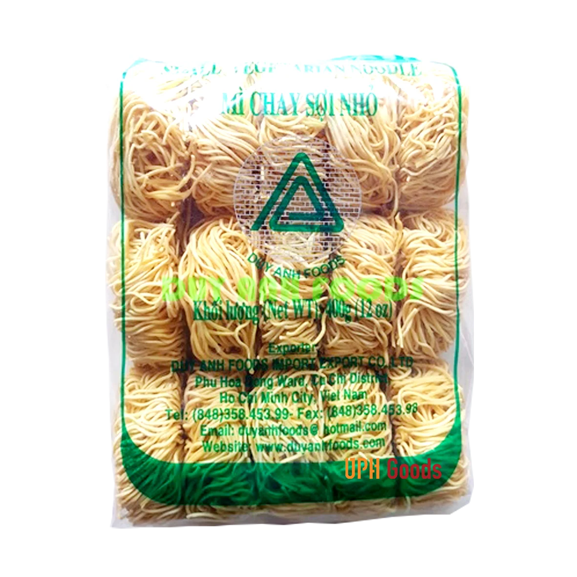 Duy Anh Vegetarian Wheat Noodles No Egg - 400g - Best Seller - High Quality - Rice Noodles