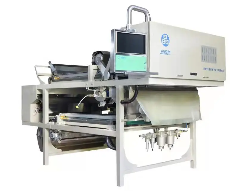 Industrial color sorting machine Color sorting of ore/quartz to improve the quality of the mineral