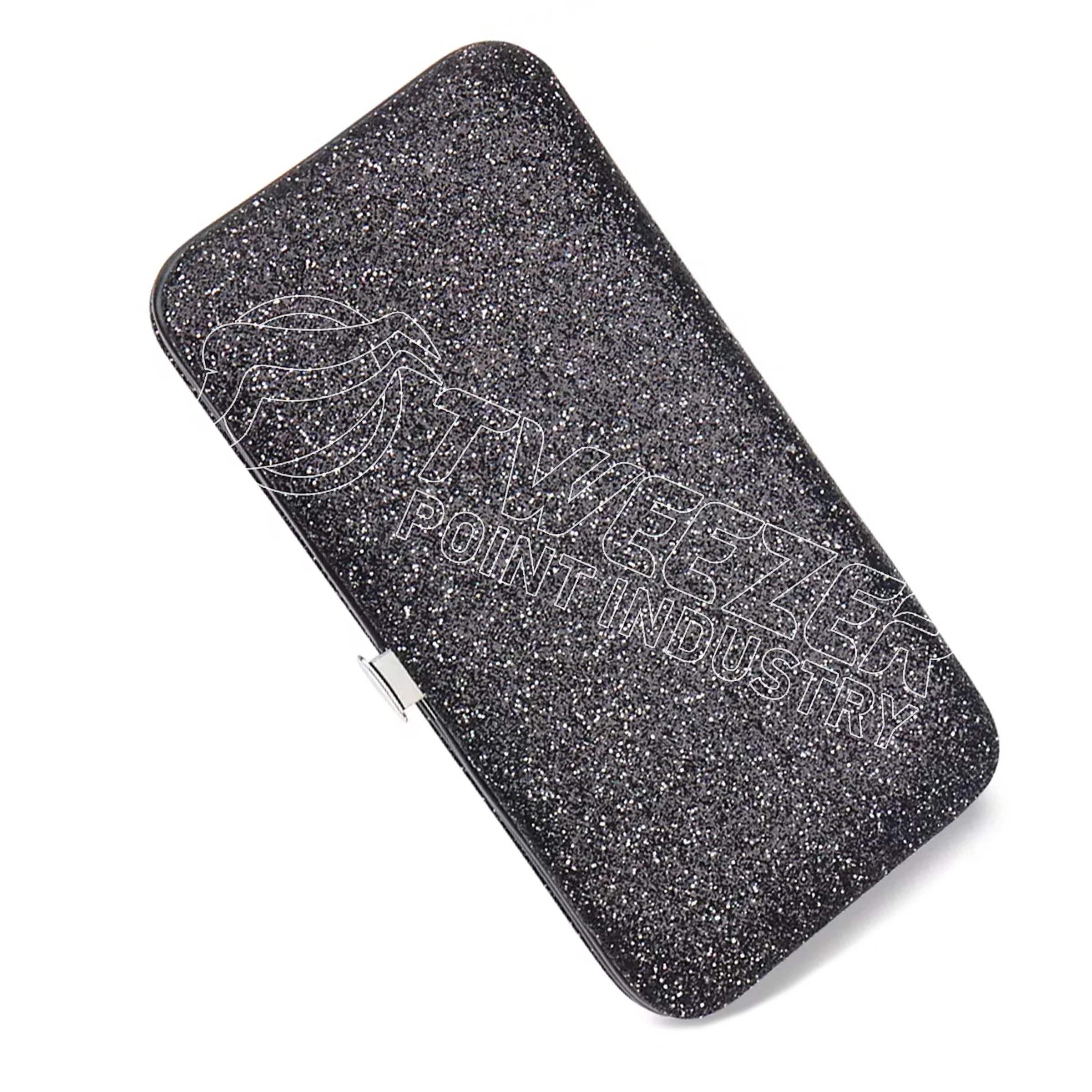 Private Label Custom Logo Professional Eyelash Extension Tweezers Stainless Steel Lash Tweezers With Magnetic Case