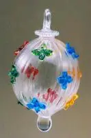 Christmas glass ornaments handmade Egyptian Luxury Unique Design hand blown glass christmas tree ornaments