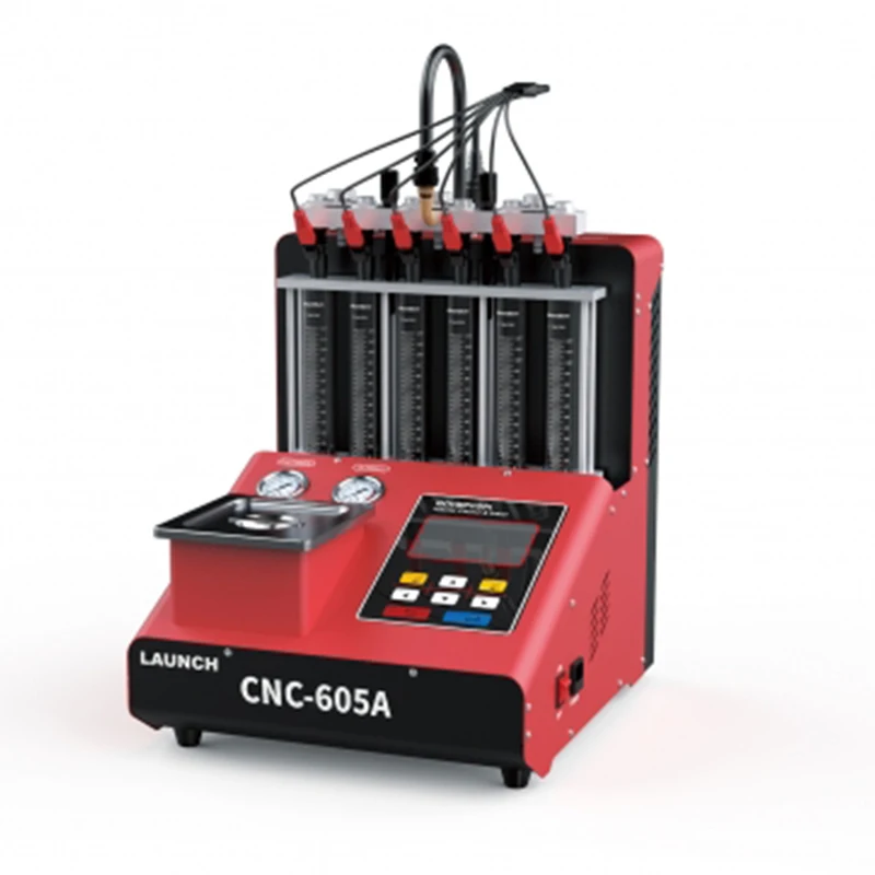 Запуск CNC-605A инжекторный Очиститель & тестер ультразвуковая машина для очистки топливного инжектора