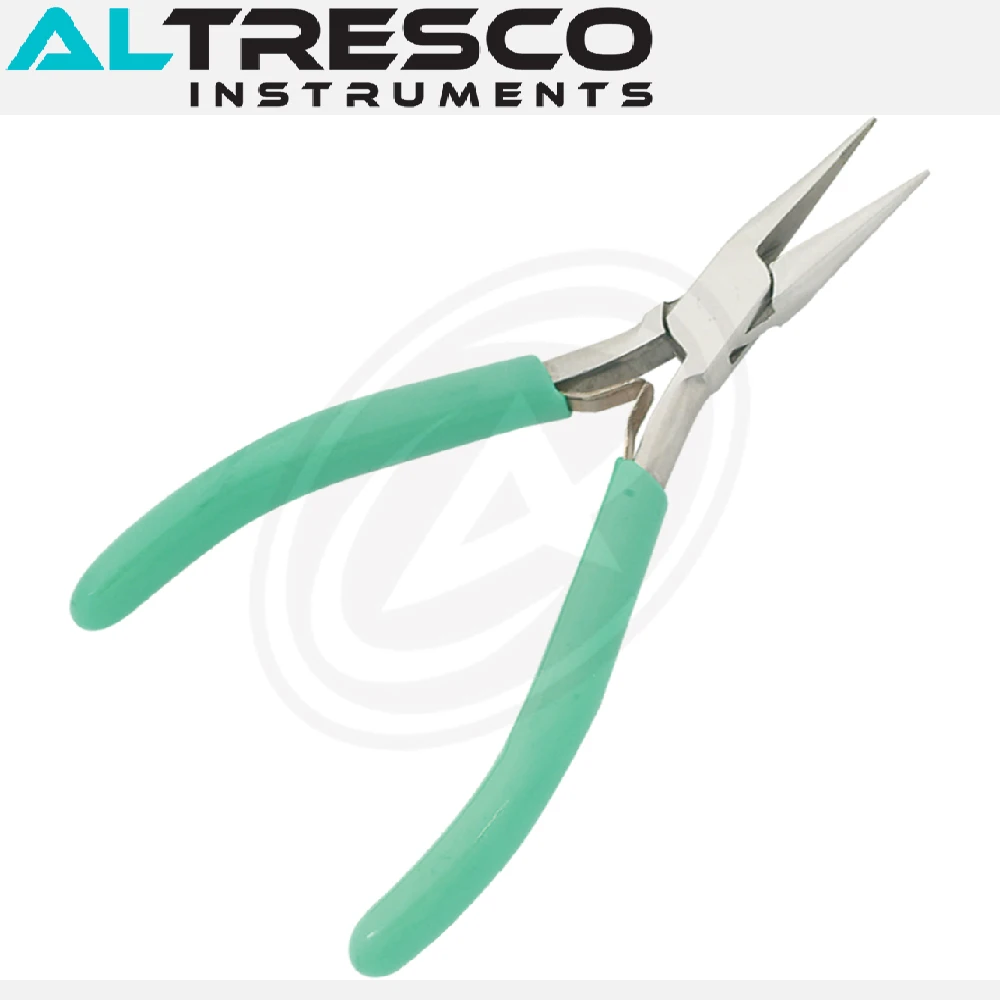 Chain Nose Pliers Stainless Steel Box Joint Rounded Tips (With/Without Leaf Spring)