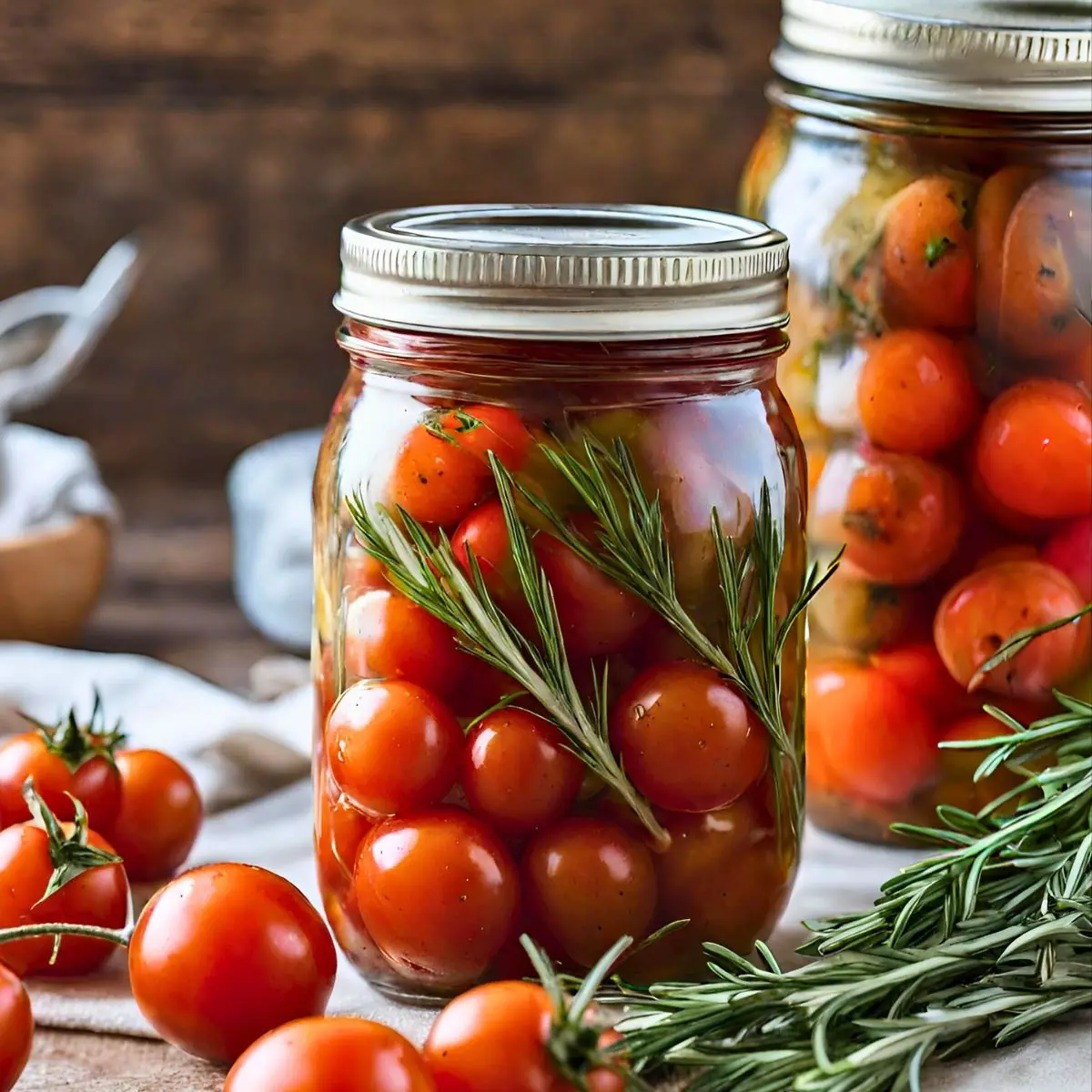 Direct factory supply pickled cherry tomatoes in glass mason jar competitive price canned pickling tomato with dill